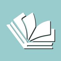 Open Book Vector Icon