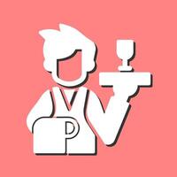 Waiter Vector Icon