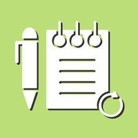 Rechecked Notes Vector Icon