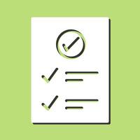 Check Up List Vector Icon