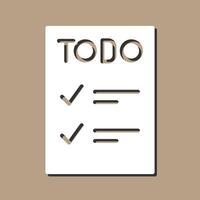 To do List Vector Icon