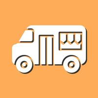 Fast Food Truck Vector Icon