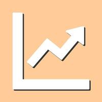 Graph Up Vector Icon
