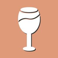 icono de vector de copa de vino