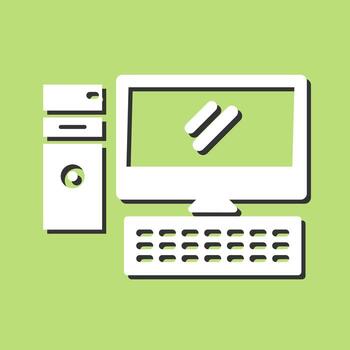Computer Vector Icon