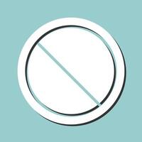 Prohibited Vector Icon
