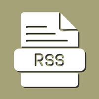 icono de vector de rss