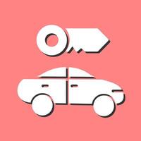 Rent a Car Vector Icon