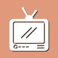 Television Broadcast Vector Icon