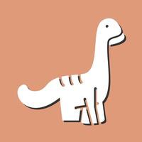 icono de vector de dinosaurio