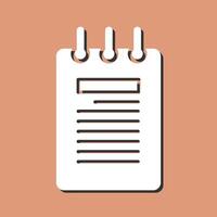 Notepad Vector Icon