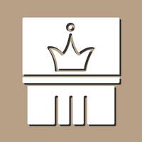 Crown Exhibit Vector Icon