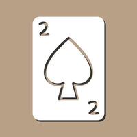 Spades Card Vector Icon