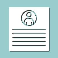 Client Profile Vector Icon