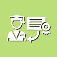 Receiving Degree Vector Icon