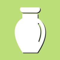 Vase Exhibit Vector Icon