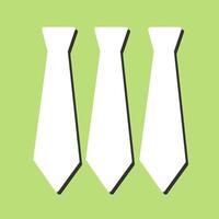 Three Ties Vector Icon