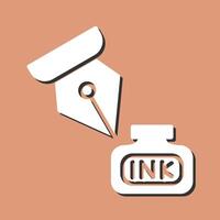 Ink and Pen Vector Icon