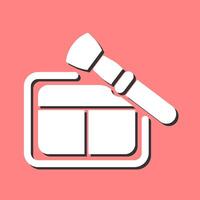 Blushon Brush Vector Icon