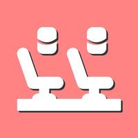 Seats in Plane Vector Icon