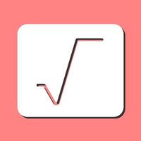 Square Root Vector Icon