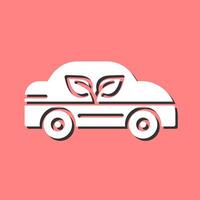 Ecology Car Vector Icon