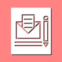 Mail Edit Vector Icon