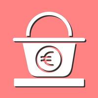 Euro Basket Vector Icon