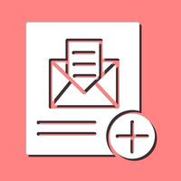 Add Mail Vector Icon