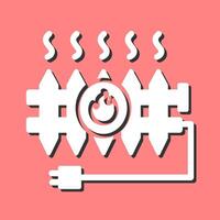 Heat Radiator Vector Icon