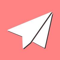 Paper Plane Vector Icon