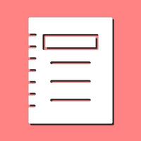 Notepad Vector Icon