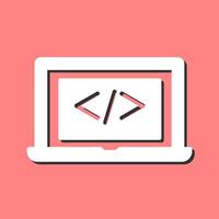 Coding Computer Vector Icon