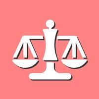 Justice Scale Vector Icon