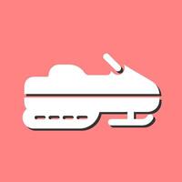 Snowmobile Vector Icon