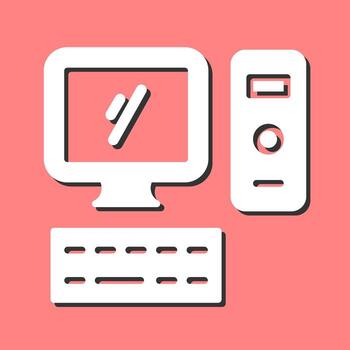 Computer Vector Icon