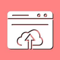 Upload Web Vector Icon