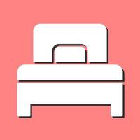 Single Bed Vector Icon