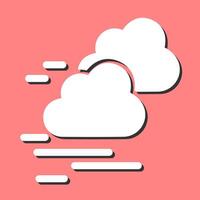 icono de vector de nube