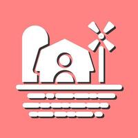 Farm House Vector Icon