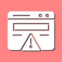 Web Error Vector Icon