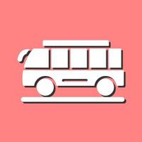 icono de vector de bus