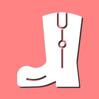 Cowboy Boot Vector Icon