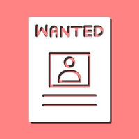 Wanted Poster Vector Icon