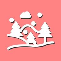 Snow Fall Vector Icon