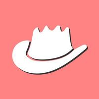 icono de vector de sombrero de vaquero