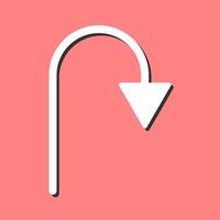 Arrow Pointing Down Vector Icon