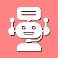 Chat Bot Vector Icon