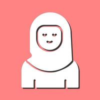 Islamic Woman Vector Icon