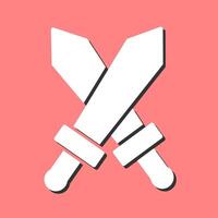 Two Swords Vector Icon